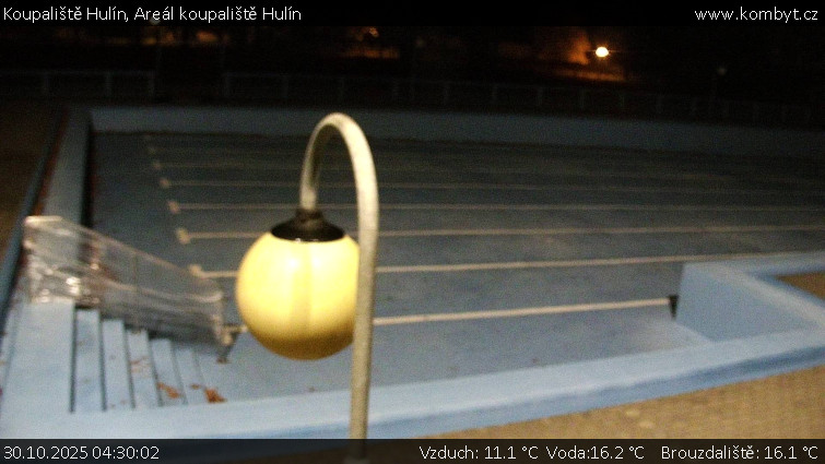 Koupaliště Hulín - Areál koupaliště Hulín - 30.10.2025 v 04:30 Koupaliště Hulín - Areál koupaliště Hulín - 30.10.2025 v 04:30