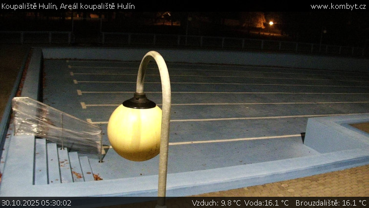 Koupaliště Hulín - Areál koupaliště Hulín - 30.10.2025 v 05:30 Koupaliště Hulín - Areál koupaliště Hulín - 30.10.2025 v 05:30