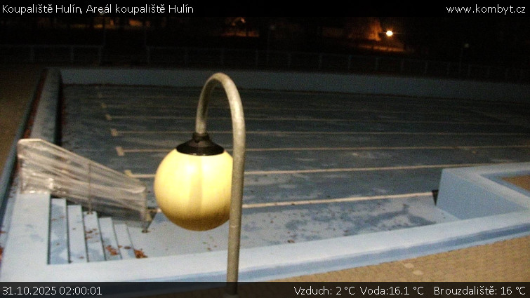 Koupaliště Hulín - Areál koupaliště Hulín - 31.10.2025 v 02:00 Koupaliště Hulín - Areál koupaliště Hulín - 31.10.2025 v 02:00