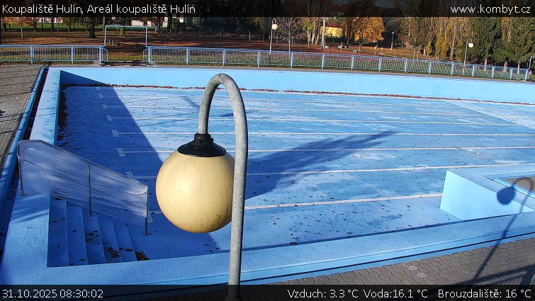Koupaliště Hulín - Areál koupaliště Hulín - 31.10.2025 v 08:30 Koupaliště Hulín - Areál koupaliště Hulín - 31.10.2025 v 08:30