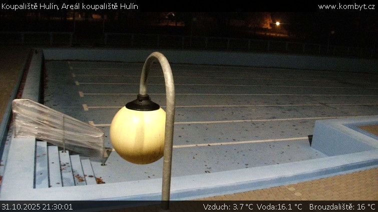 Koupaliště Hulín - Areál koupaliště Hulín - 31.10.2025 v 21:30 Koupaliště Hulín - Areál koupaliště Hulín - 31.10.2025 v 21:30