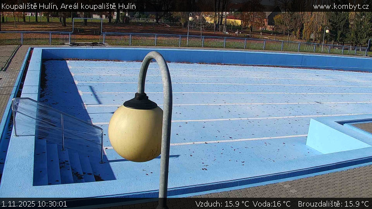 Koupaliště Hulín - Areál koupaliště Hulín - 1.11.2025 v 10:30 Koupaliště Hulín - Areál koupaliště Hulín - 1.11.2025 v 10:30