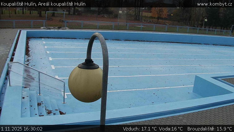 Koupaliště Hulín - Areál koupaliště Hulín - 1.11.2025 v 16:30 Koupaliště Hulín - Areál koupaliště Hulín - 1.11.2025 v 16:30