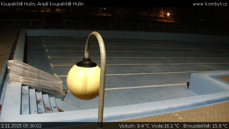 Koupaliště Hulín - Areál koupaliště Hulín - 2.11.2025 v 05:30 Koupaliště Hulín - Areál koupaliště Hulín - 2.11.2025 v 05:30