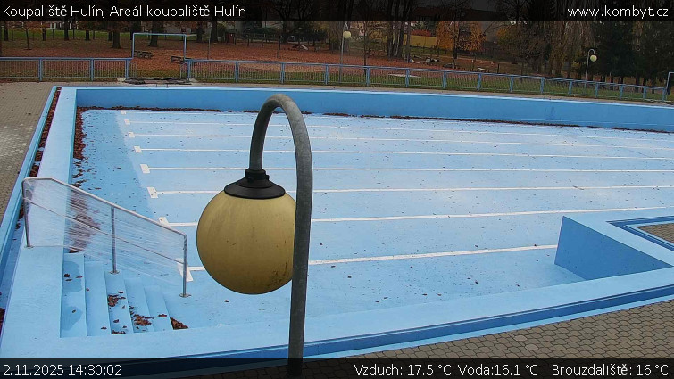 Koupaliště Hulín - Areál koupaliště Hulín - 2.11.2025 v 14:30 Koupaliště Hulín - Areál koupaliště Hulín - 2.11.2025 v 14:30