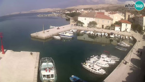 Město Pag - Zátoka Mandrač - 3.3.2026 v 11:31 Město Pag - Zátoka Mandrač - 3.3.2026 v 11:31