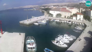 Město Pag - Zátoka Mandrač - 3.3.2026 v 12:01 Město Pag - Zátoka Mandrač - 3.3.2026 v 12:01