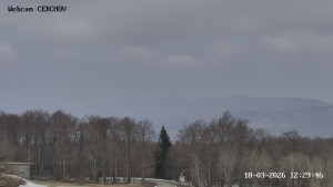 Čerchov - Rozhledna, Panorama - 18.3.2026 v 12:30 Čerchov - Rozhledna, Panorama - 18.3.2026 v 12:30
