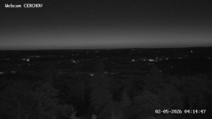 Čerchov - Rozhledna, Panorama - 2.5.2026 v 04:15 Čerchov - Rozhledna, Panorama - 2.5.2026 v 04:15