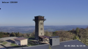 Čerchov - Rozhledna, Panorama - 2.5.2026 v 07:00 Čerchov - Rozhledna, Panorama - 2.5.2026 v 07:00