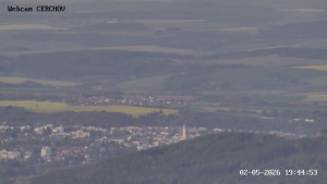 Čerchov - Rozhledna, Panorama - 2.5.2026 v 19:45 Čerchov - Rozhledna, Panorama - 2.5.2026 v 19:45