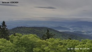 Čerchov - Rozhledna, Panorama - 16.5.2026 v 07:30 Čerchov - Rozhledna, Panorama - 16.5.2026 v 07:30