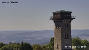Čerchov - Wieża widokowa, Panorama - 8.8.2026 v 15:45 Čerchov - Wieża widokowa, Panorama - 8.8.2026 v 15:45