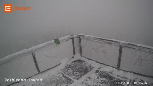 Hora Havran - Rozhledna - 1.2.2026 v 15:31 Hora Havran - Rozhledna - 1.2.2026 v 15:31