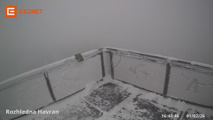 Hora Havran - Rozhledna - 1.2.2026 v 16:45 Hora Havran - Rozhledna - 1.2.2026 v 16:45