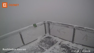 Hora Havran - Rozhledna - 1.2.2026 v 17:01 Hora Havran - Rozhledna - 1.2.2026 v 17:01