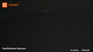 Hora Havran - Rozhledna - 19.3.2026 v 01:45 Hora Havran - Rozhledna - 19.3.2026 v 01:45