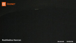 Hora Havran - Rozhledna - 19.3.2026 v 04:45 Hora Havran - Rozhledna - 19.3.2026 v 04:45