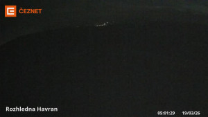 Hora Havran - Rozhledna - 19.3.2026 v 05:01 Hora Havran - Rozhledna - 19.3.2026 v 05:01