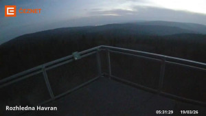 Hora Havran - Rozhledna - 19.3.2026 v 05:31 Hora Havran - Rozhledna - 19.3.2026 v 05:31