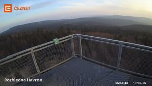 Hora Havran - Rozhledna - 19.3.2026 v 06:45 Hora Havran - Rozhledna - 19.3.2026 v 06:45