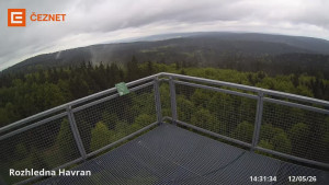 Hora Havran - Rozhledna - 12.5.2026 v 14:31 Hora Havran - Rozhledna - 12.5.2026 v 14:31