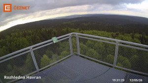 Hora Havran - Rozhledna - 12.5.2026 v 19:31 Hora Havran - Rozhledna - 12.5.2026 v 19:31