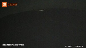 Hora Havran - Rozhledna - 27.6.2026 v 01:45 Hora Havran - Rozhledna - 27.6.2026 v 01:45