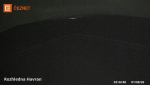 Havran Hora - Lookout tower - 1.8.2026 v 03:45 Havran Hora - Lookout tower - 1.8.2026 v 03:45