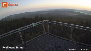 Havran Hora - Lookout tower - 15.9.2026 v 06:45 Havran Hora - Lookout tower - 15.9.2026 v 06:45