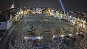 Město Stříbro - Masarykovo náměstí - 22.3.2026 v 00:32 Město Stříbro - Masarykovo náměstí - 22.3.2026 v 00:32