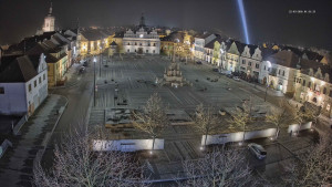 Město Stříbro - Masarykovo náměstí - 22.3.2026 v 01:32 Město Stříbro - Masarykovo náměstí - 22.3.2026 v 01:32