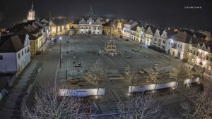 Město Stříbro - Masarykovo náměstí - 22.3.2026 v 22:45 Město Stříbro - Masarykovo náměstí - 22.3.2026 v 22:45