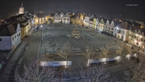 Město Stříbro - Masarykovo náměstí - 22.3.2026 v 23:02 Město Stříbro - Masarykovo náměstí - 22.3.2026 v 23:02