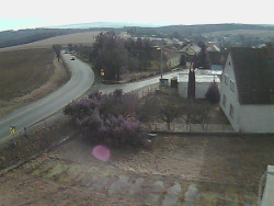 Vjezd do obce ze severu