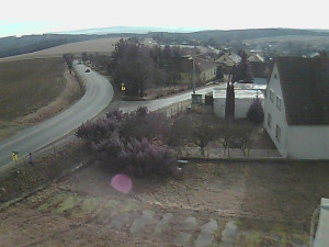 Obec Ježkovice - Vjezd do obce ze severu - 12.2.2026 v 10:30 Obec Ježkovice - Vjezd do obce ze severu - 12.2.2026 v 10:30