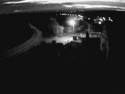 Vjezd do obce ze severu