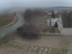 Vjezd do obce ze severu