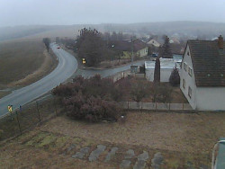 Vjezd do obce ze severu