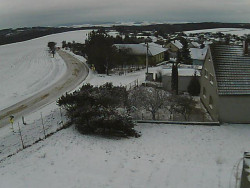 Vjezd do obce ze severu