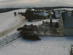 Vjezd do obce ze severu