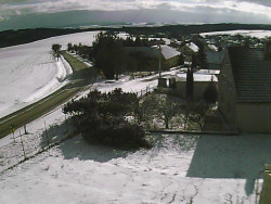 Vjezd do obce ze severu