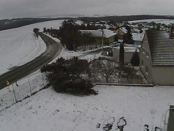 Vjezd do obce ze severu