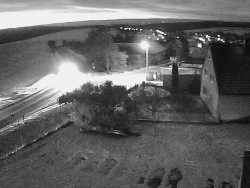 Vjezd do obce ze severu