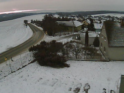 Vjezd do obce ze severu