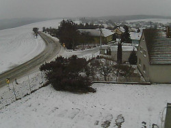 Vjezd do obce ze severu