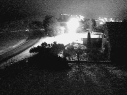 Vjezd do obce ze severu