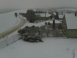 Vjezd do obce ze severu