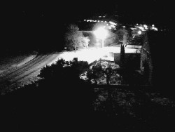 Vjezd do obce ze severu