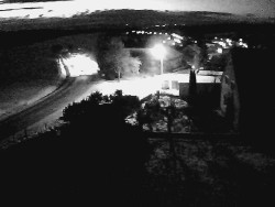 Vjezd do obce ze severu